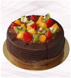 2-3 Kişilik Karışık Meyveli Hasbahçe Butik Yaş Pasta