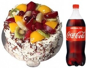 4-6 Kişilik Karışık Meyveli Pasta Günlük