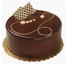 Çikolata Tutkunlarına Özel 2-3 Kişilik Yuvarlak Pasta