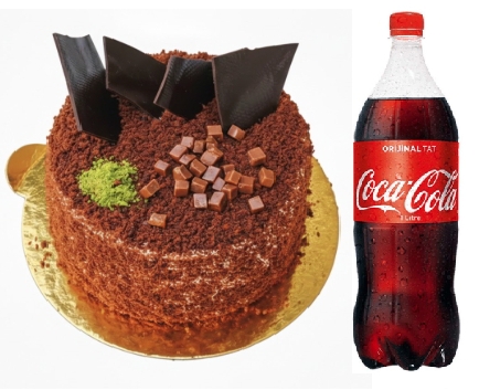 Taze Üretilmiş 4-6 Kişilik Çikolatalı Yaş Pasta Seti